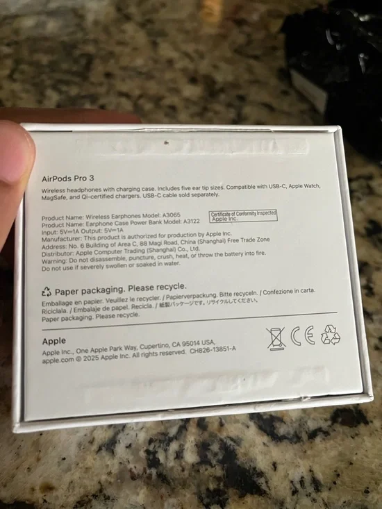 (Newest)Apple AirPods Pro 3 (White) - True Wireless Earbuds - Picture 4 of 6